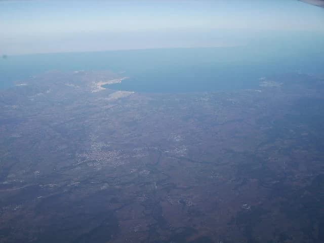 Kustlijn richting Cap de Creus vanuit Roses