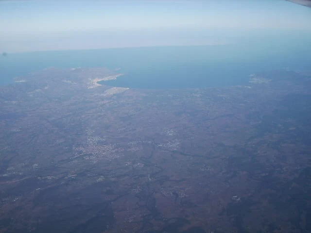 Kustlijn richting Cap de Creus vanuit Roses